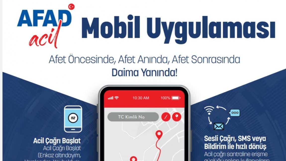 AFAD ACİL MOBİL UYGULAMASI YAYINDA